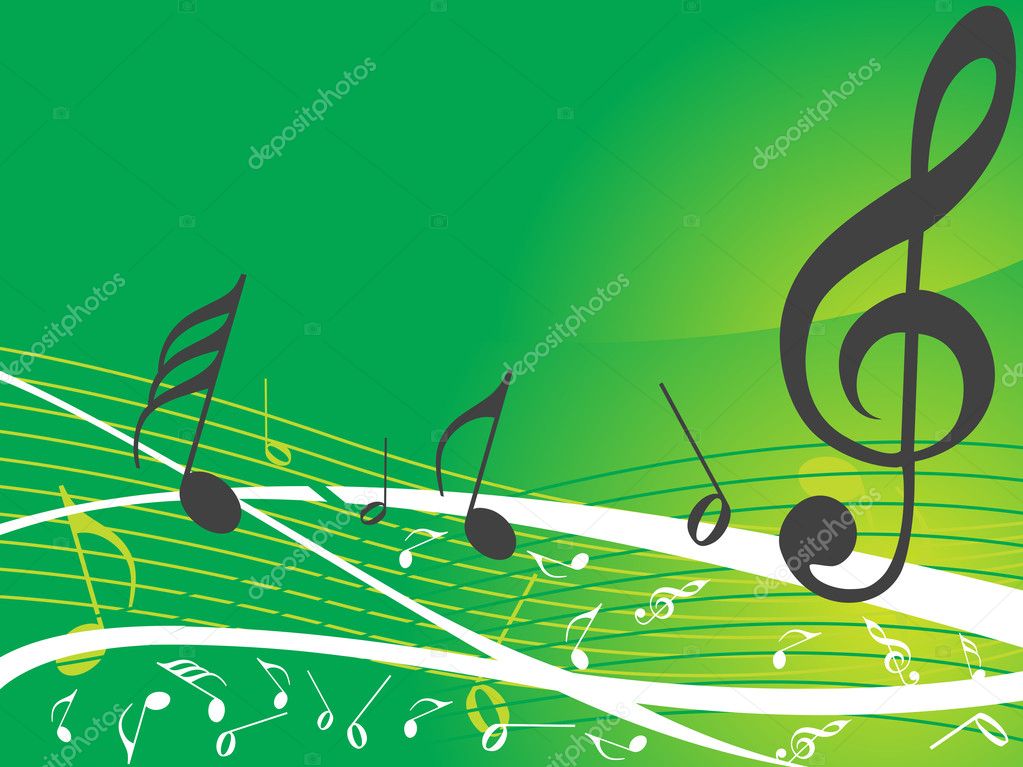 Musical Notes Wallpaper Background